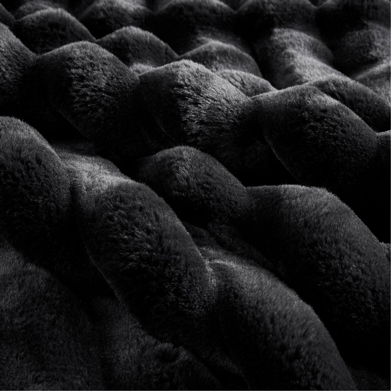 Ensemble d'édredon 3 pièces, Black