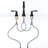 Bathroom faucet with 360 degree turn spout-115745183