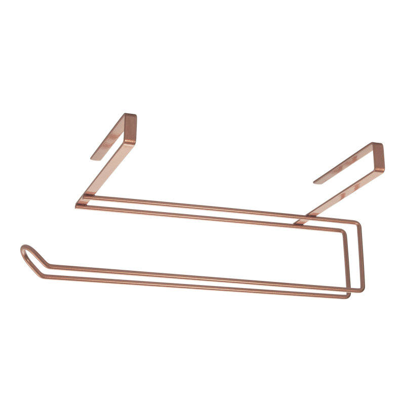 Easy-Roll Kitchen Roll Holder For Hanging Copper-Coloured