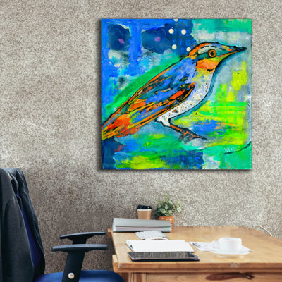 "Oiseau magique" par Wyanne, art mural sur toile "par Wyanne