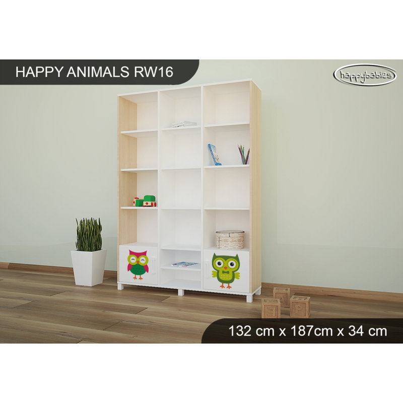 187cm H X 132cm W Kids Bookcase, Light Pear