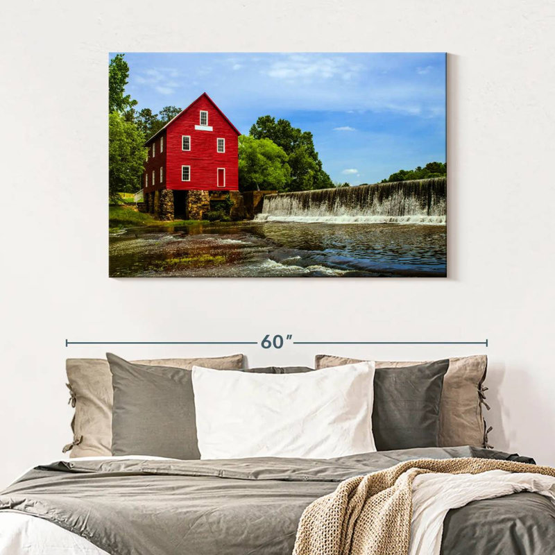 Lilie Starr's Mill, 32" H x 48" W