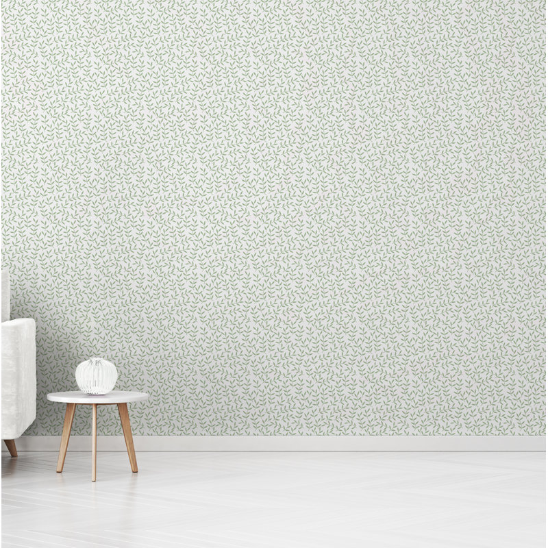 Panneau de papier peint adhésif Nykisha, l 24 po x L 120 po, Beige