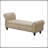 64.5" Nails Tufted Velvet Upholstery Bed Bench with Storage-1127585379