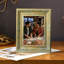 Cadre photo classique 3 pièces 5 "x 7" doré antique