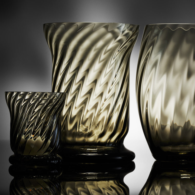 Quinn Candle Holder, Smoke