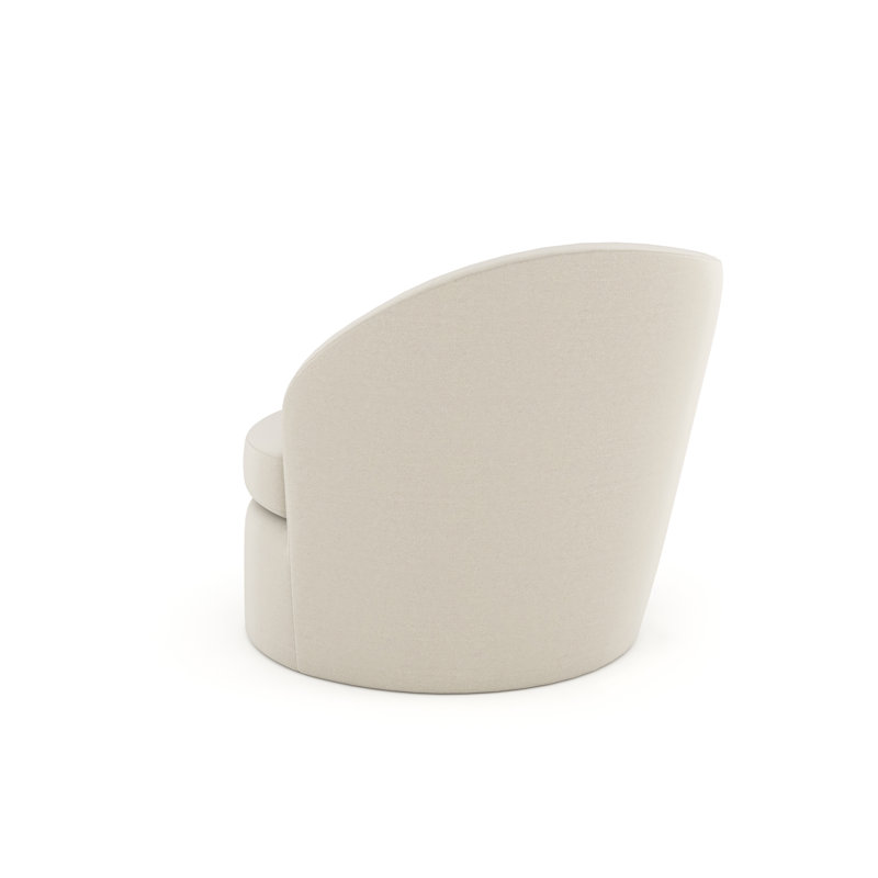 Quasi  Laf Swivel Chair, White