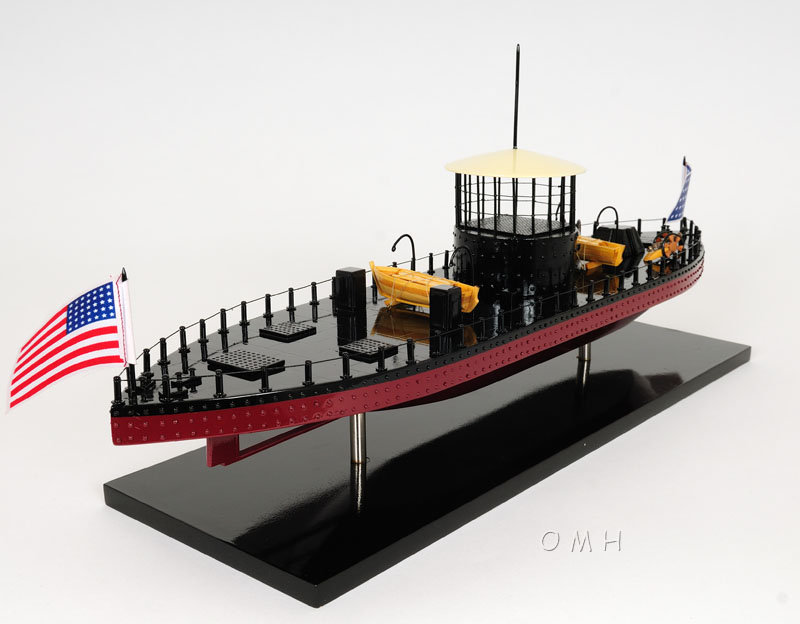 Navire de modèle de moniteur uss
