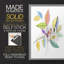 Feuilles de couleurs vives I - impression encadrée de qualité supérieure - prête à être accrochée - aucun clou requis - aucun clou requis-616321941-616321942