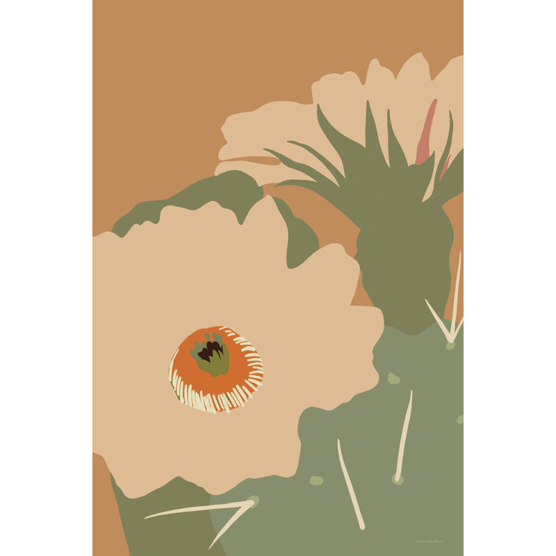 Pretty Prickle 2 2885848, No, Black Floater Framed Canvas, 18" H x 12" W