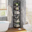 190cm H Stainless Steel Corner Bookcase-1816131965-1816131960