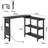 360° Rotating Sofa Side Table with Charging Station – 2-Tier Movable End Table – Extra Storage Pocket, 6 Lockable Swivel Wheels, Versatile Couch Table for Bedroom, Living Room, Office-1048092763-1048092764