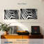 «Zebra Eye», reproduction d'art sur toile-891274822