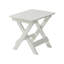 Chaise de table blanche pliable Hips White, avec 2 chaises et pliable rectangulaire blanche