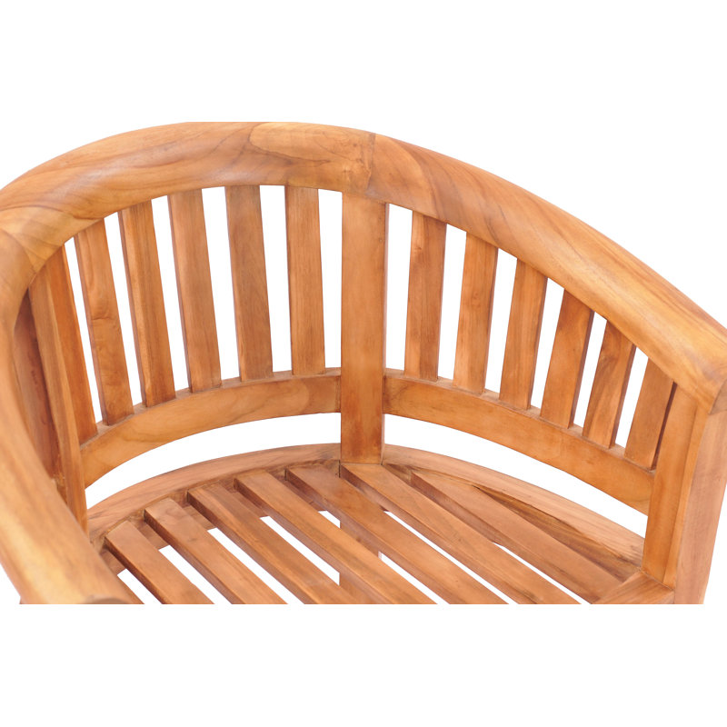 Peanut Teak Patio Dining Chair