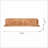 Burl Wood Floating Wall Shelf-874648100