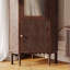 Armoire de coin en chêne rouge American