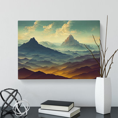 Spirited Mountain Landscape - Wrapped Canvas