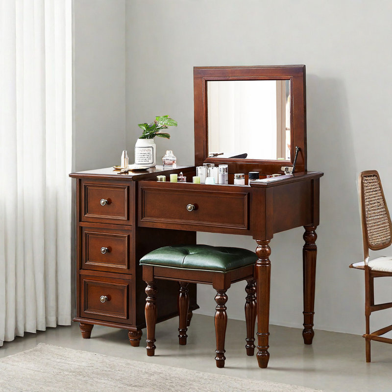Coiffeuse Popwell, Brun