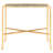 Harut 23'' Glass Top Console Table-585514435