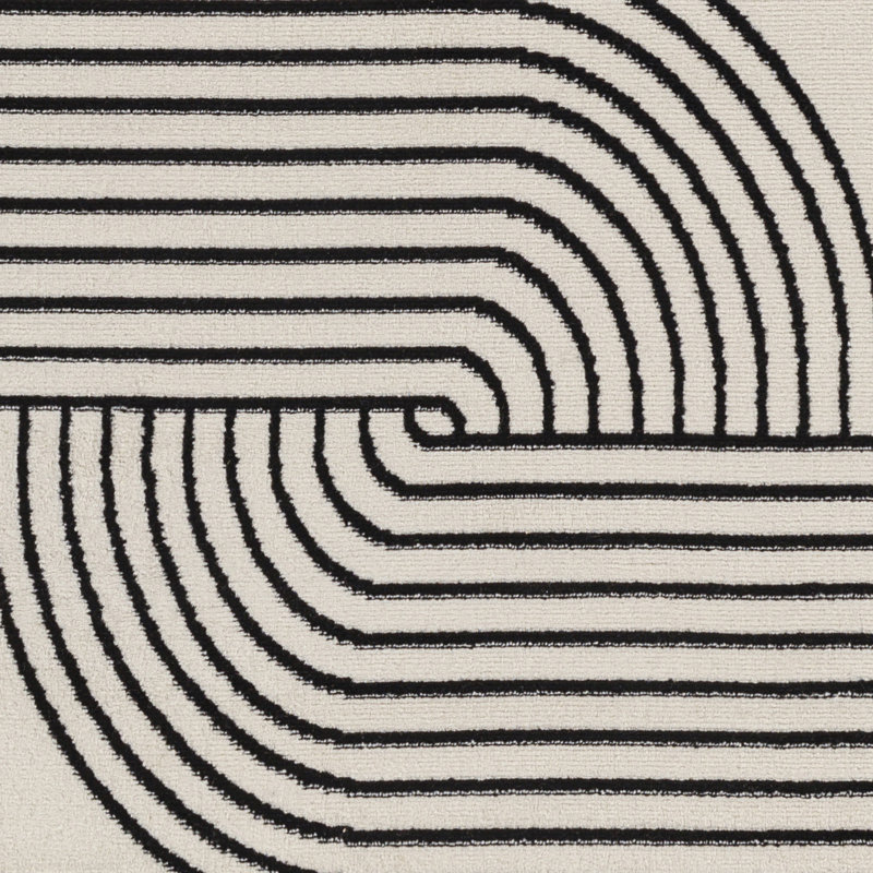 Tapis à motif géométrique Ayuna, Rectangle 7 pi 10 po x 10 pi