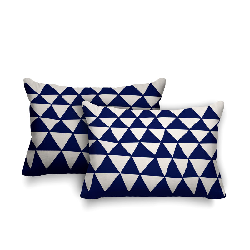  Coussin décoratif intérieur / extérieur sans ajout décoratif, Bleu marine