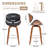 26" Swivel Upholstered Counter & Bar Stools (set Of 3)-205908174