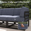 Ensemble de 2 chaises modulaires d'extérieur Layinsun-117530046-117530047