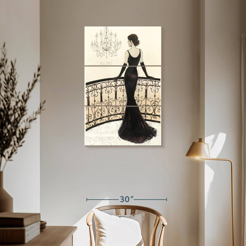 Shuttleworth La Belle Noir, 57" H x 36" W