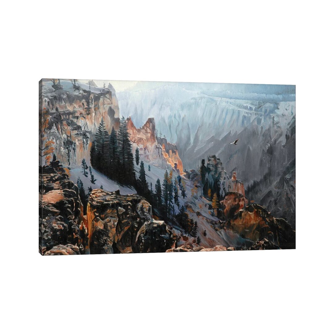 Grand Canyon Of Yellowstone At Sunrise I von Nick Savides - Gallery-Wrapped Canvas Giclée on Canvas