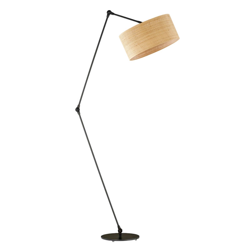 Addysun 177cm Task Floor Lamp, Black