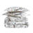 Southshore Fine Linens Bayberry Full/Queen Oversized Reversible Botanical Floral Comforter Set with Matching Shams, 3-Piece, Bayberry-102536123