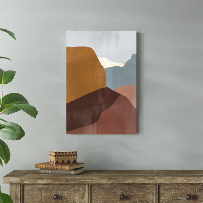 Sedona Colorblock III par Victoria Borges - peinture sur toile tendue
