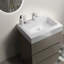 Meuble-lavabo autoportant avec rangement à 3 tiroirs pour salle de bain moderne Modlin Alice-909067455