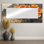 Fleurs de souci d'automne sur glissade sur bois I - Art mural miroir floral - imprimé sur métal