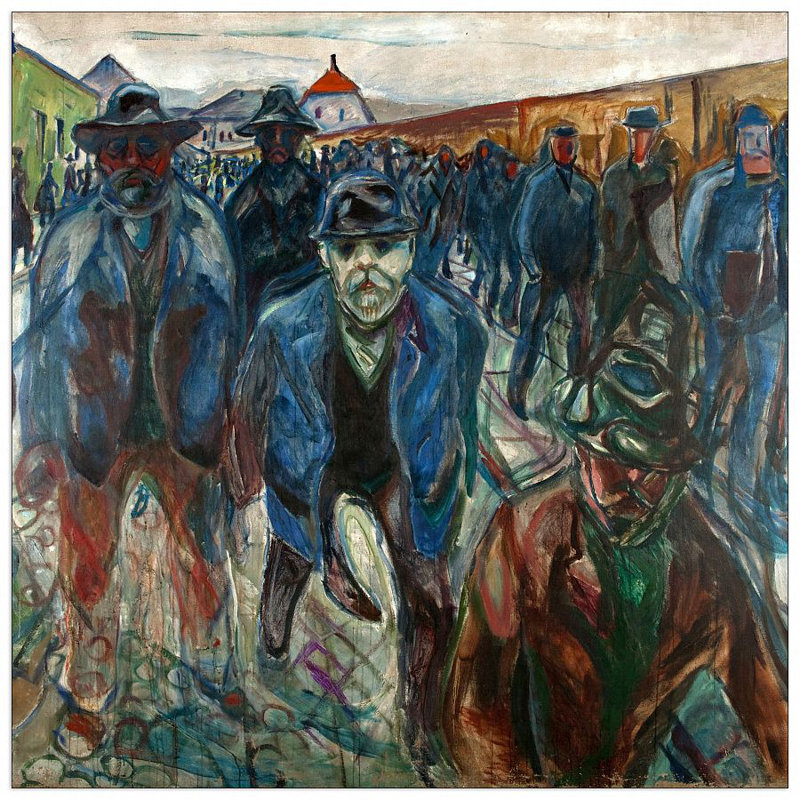 Edvard Munch - Wrapped Canvas Painting, 50cm H x 50cm W x 1.8cm D