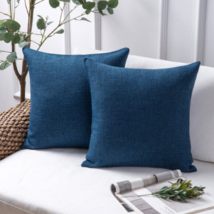 Light Blue Throw Pillow Covers 22X22 Set of 4 Velvet Soft Square Pillow  Cover Co