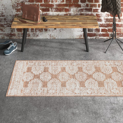 Korbin Oriental Handmade Tufted Wool/Cotton Beige/Brown Area Rug