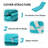 Custom Cushion Cover,  Only Covers, 2Pcs Outdoor Chaise Lounge Cushion Cover-1872839561