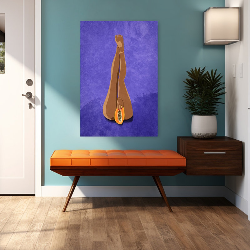 Art contemporain contemporain, H 48 po x l 32 po