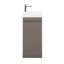 Ensemble de meuble-lavabo simple 17,99 po avec plateau en résine Quennie