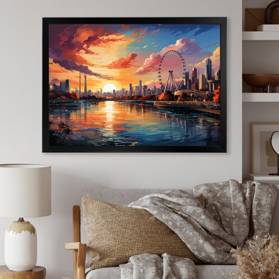 City singapour Popart III, reproduction d'art sur toile