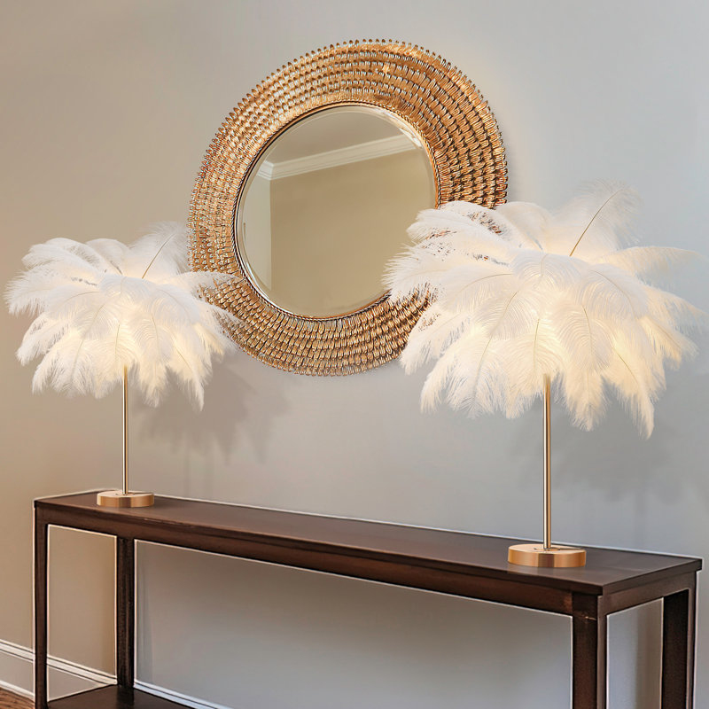 Kerwon Table Lamp, White