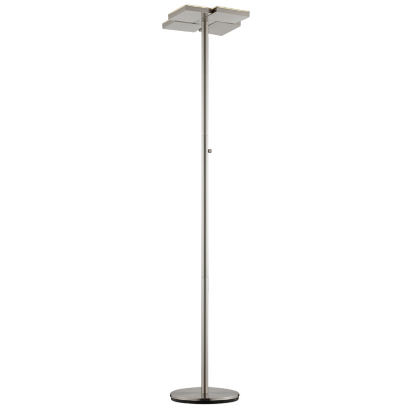 Voth 71'' LED Tree Floor Lamp, Brushed Nickel