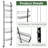 Wall Spice Rack with Adjustable Racks