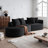 Cniyah Boneless Curved Chenille Upholstered Sectional Sofa with Throw Pillows-114734573-114734572