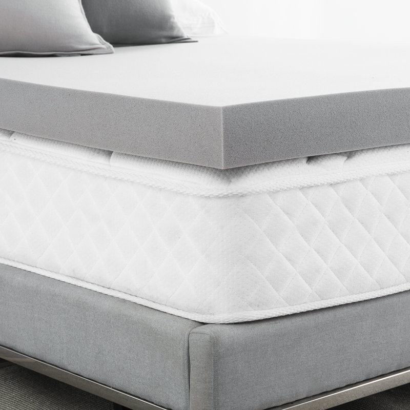 Surmatelas en mousse à mémoire de forme 4 po Clarendon, Grand