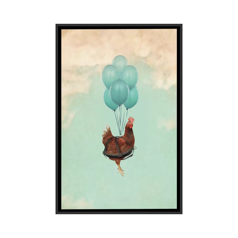 Reproduction d'art graphique sur toile, H 26 po x l 18 po x P 1,5 po, Toile avec cadre noir, Pas de tapis