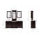 85'' Double Bathroom Vanity with Carrara Marble Top with Mirror