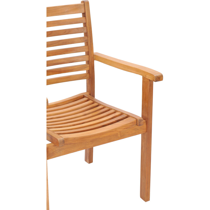 Cilla Outdoor Teak Dining Armchair